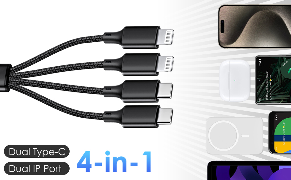 Multi Charging Cable 4in1