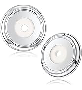 Enhon 2 Pack Metal Tub Spout Cover Ring, Bathroom Faucet Remodeling Wall Plate with Foam Gasket, ...