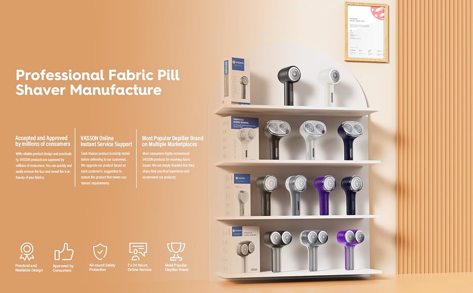 Professional fabric shaver manufacture