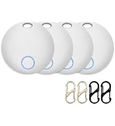 Tracker Tags-4 Pack,Bluetooth Tracker, Keys Finder and Item Locator for Keys, Bags Luggage, Suitc...