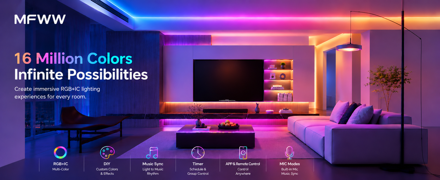 RGB LED Strip Lights