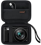 Canboc Hard Case for Panasonic Lumix ZS200/ZS100/ZS80/ZS70/ZS60/LX10 4K Digital Camera, Travel Ca...