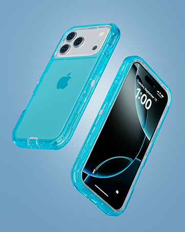 Crystal Blue Protective Phone Case