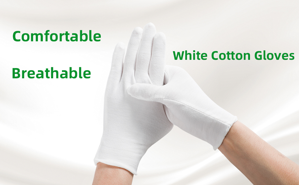 White Cotton Gloves