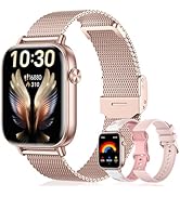 HXQHSTBG Smart Watch for Women (3 Bands) 1.83" HD Smartwatch Compatible Android iPhone Phones wit...