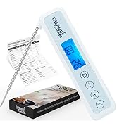 Digital Meat Thermometer for Cooking Instant Accurate Read Food Thermometer for BBQ Grill Smoker ...