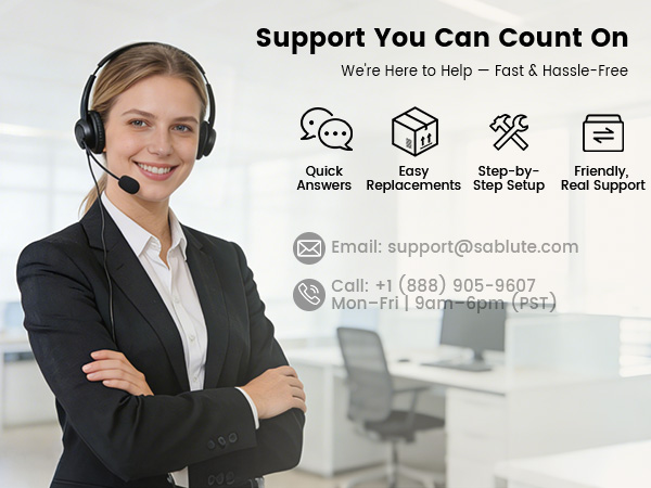 Friendly support, easy replacements, and setup help keep use stress-free