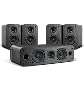 Saiyin 5.0 Home Theater System, 230w Peak Power HiFi Surround Sound Speakers with Stereo Surround...