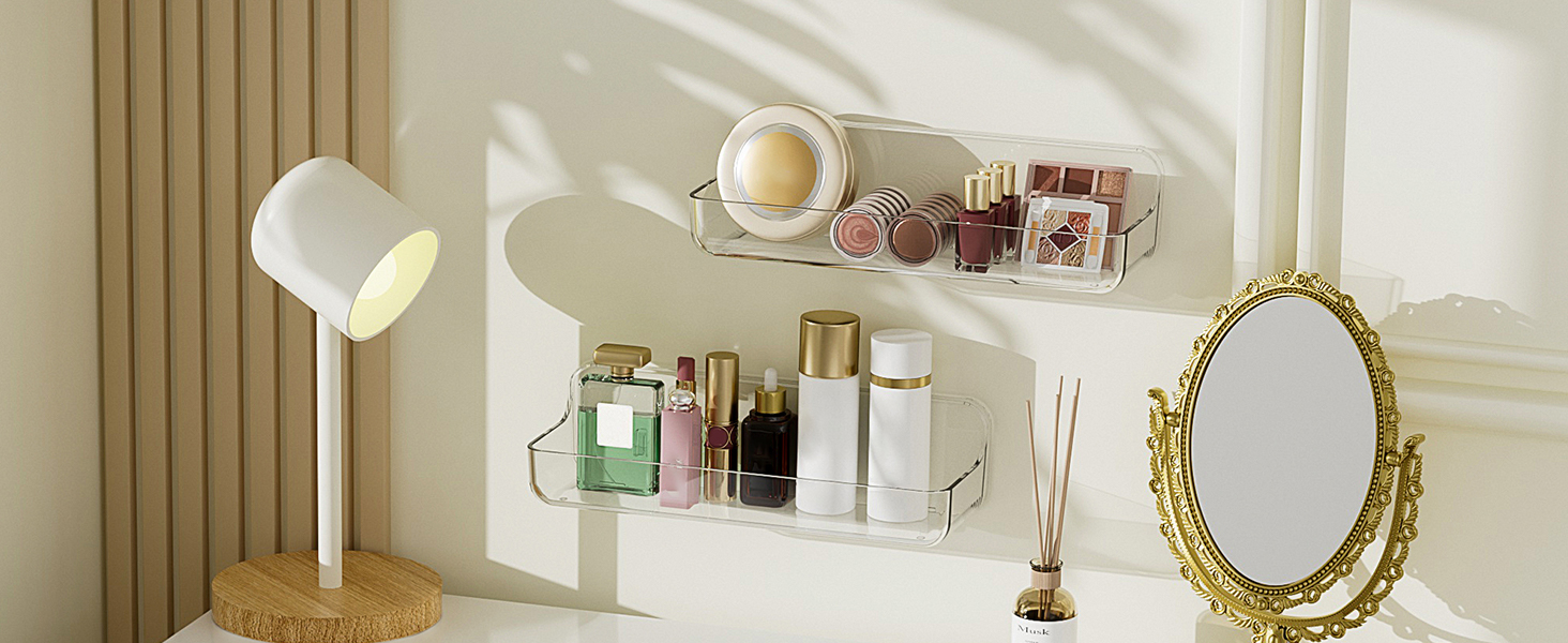 Acrylic Wall Mounted Shower Caddy
