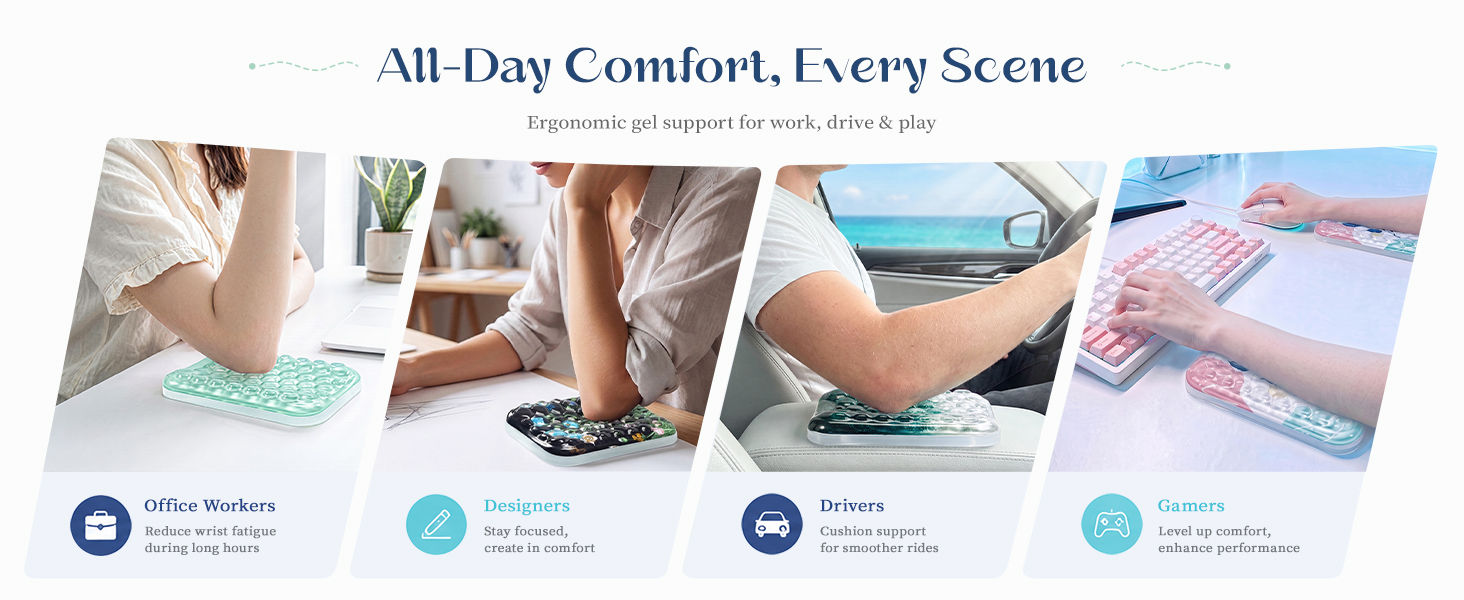 Ergonomic Keyboard Elbow Rest Pad