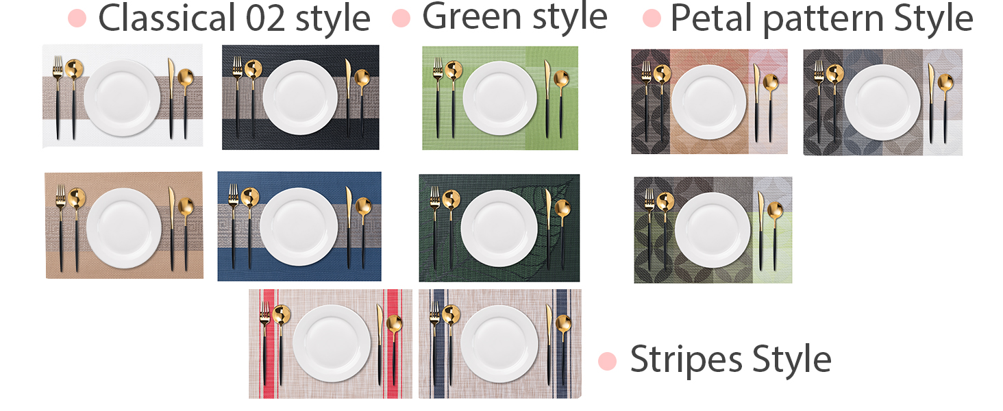 Placemats,Durable Placemats for Dining Table