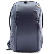 Peak Design Everyday Backpack Zip 20L Midnight, Carry-on Backpack with Laptop Sleeve (BEDBZ-20-MN-2)