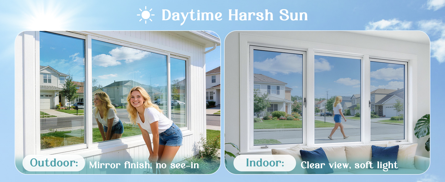 privacy window film see out not in