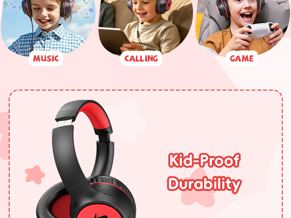 kids headphones with usbc plug