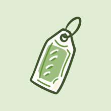 tare weight on label produce bags