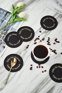 Black Artistic Coaster