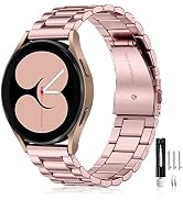Lerobo Compatible for Samsung Galaxy Watch 4 Band/Active 2 Watch Bands 40mm 44mm, Watch 4 Classic...
