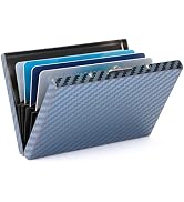 LOUEBICA RFID Stainless Steel Credit Card Wallet Slim Metal Business Card Holder for Women Men