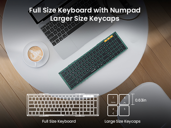 XK01 travel keyboard with 10 key