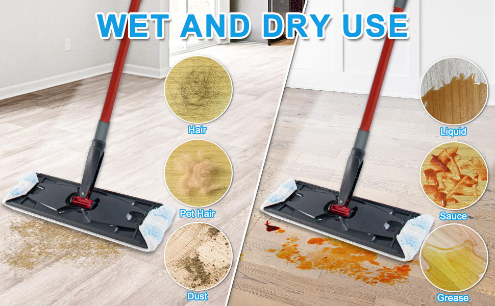 Mop Replacement Pads for O Cedar H2prO Flat Mop System