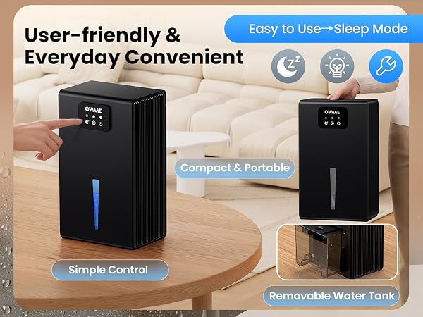 portable dehumidifier