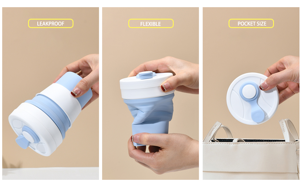 collapsible travel cups