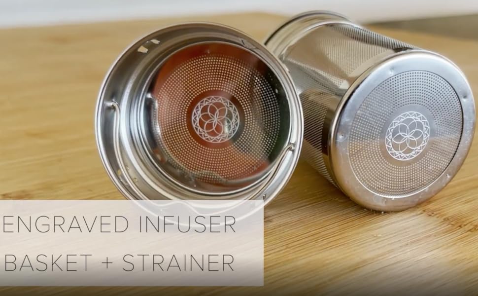 The Love Tea Tumbler Strainer and Infuser Basket