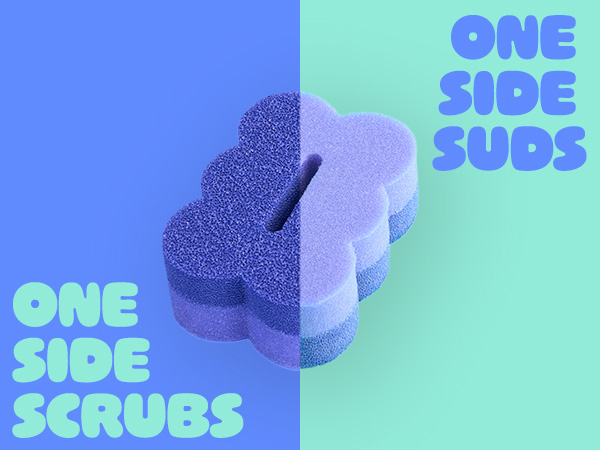One Side Scrubs One Side Suds
