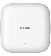 D-Link PoE Access Point WiFi 6 AX1800 Wave 2 Dual Band Wireless Internet Network Compact Design W...