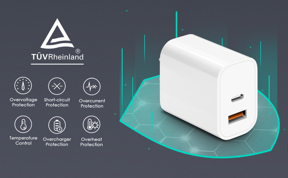 dual-port wall charger