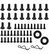 Replacement for Pit Boss 850G-10710 Grill Screw Hardware Kit, with Different Screw Sets, Wheel Co...