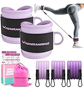 Ankle Resistance Bands with Cuffs, Ankle Bands for Working Out, Ankle Resistance Band, Glutes Wor...
