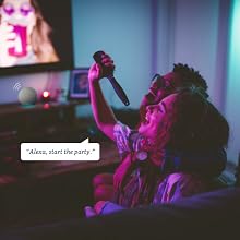 color tape lights controlled by Alexa