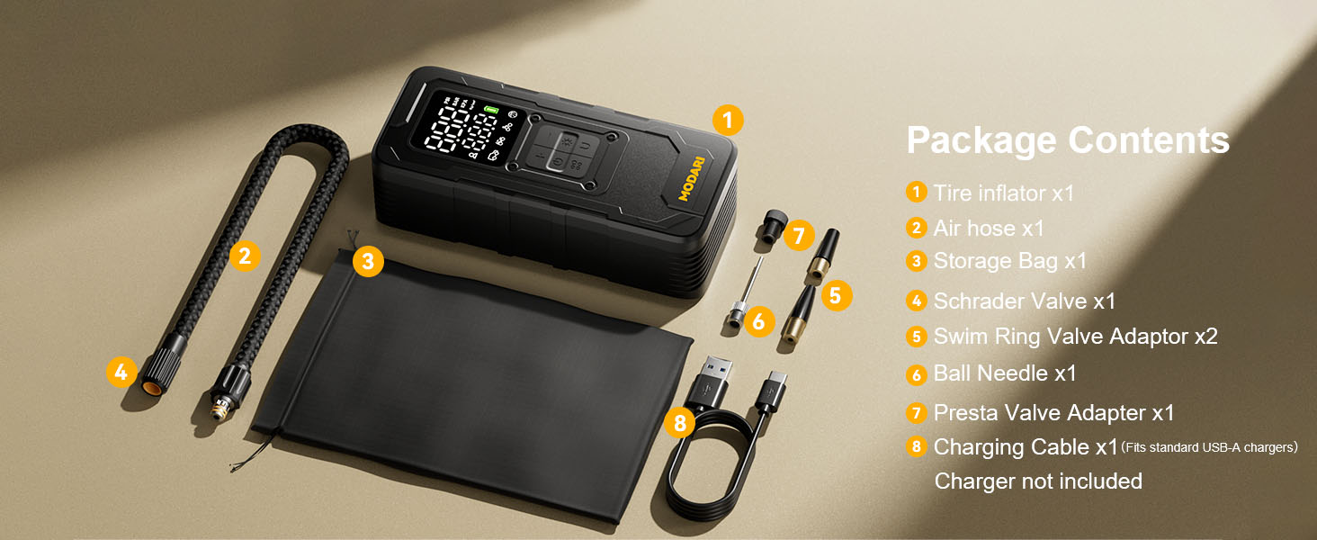 wireless tire inflator