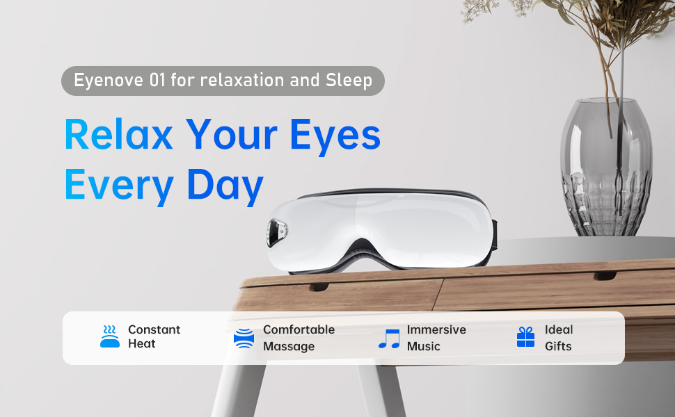 eye massager with heat