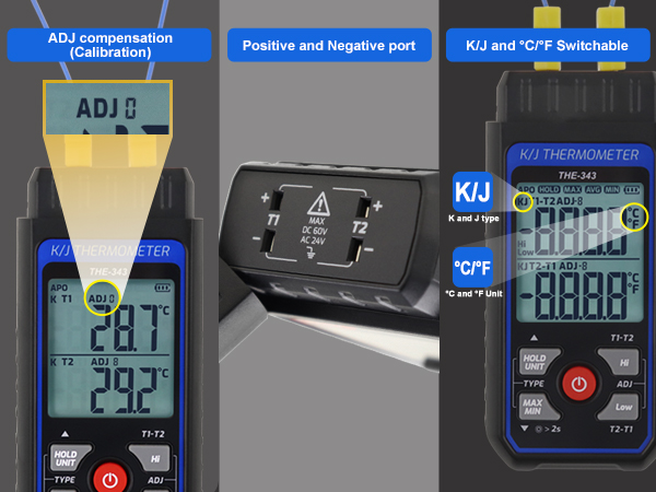K Type Thermocouple Thermometer