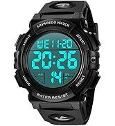 L LAVAREDO Mens Digital Watch - Sports Military Watches Waterproof Outdoor Chronograph Military W...