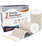 Lataala Premium Elastic Bandage Wrap,6 Pack(2×3in)Compression Bandage for Legs, Ankle, Knee,Foot,...