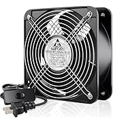 GDSTIME AXIAL Fan 20060, 110V 120V AC 200mm x 200mm x 60mm Heavy Duty Industrial Fan, for DIY Coo...