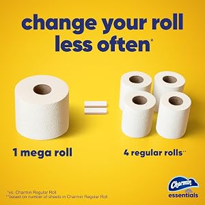 Large package of Charmin Essentials.