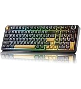 OIXOC x Aula F99 Pro 99% Mechanical Gaming Keyboard – Wireless Bluetooth, 2.4Ghz RF, USB-C Wired ...