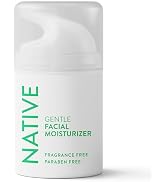 Native Gentle Facial Moisturizer for Sensitive Skin, Silicone Free, Fragrance Free, with Vitamin ...