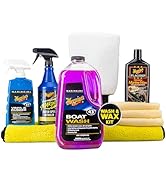 Meguiar's Boat & RV Wash & Wax Starter Kit - The Perfect Detailing Kit For Boats & RVs - Includes...