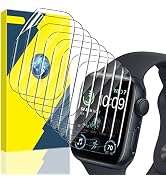 YMHML [ 8 Pack Screen Protector Compatible for Apple Watch 44mm SE Series 6 Series 5 Series 4, [U...
