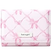 Sunwel Fashion Girls Cute Ballet Slippers Print Coquette Bow Wallet Small Wallet Card Holder ID W...