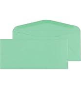 EnDoc #10 Colored Pastel Envelopes - Pastel Green Color - Colored envelopes letter size for Offic...