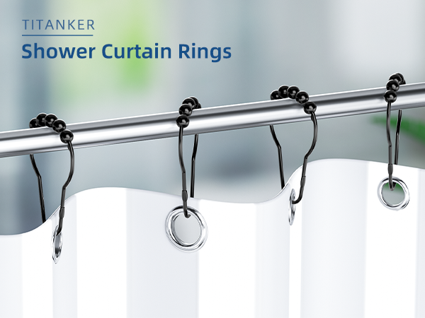 Black Shower Rings