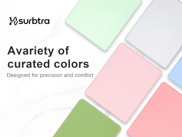 Avariety of curated colors