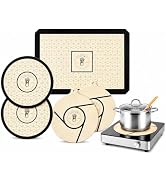 Induction Cooktop Mat, Silicone Stove Cover, Scratch Protector for Magnetic Stove, Non Slip Pads,...