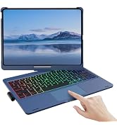 Mollenmell iPad A16 Case with Keyboard, iPad 11th Generation Keyboard Case with Touch, Compatible...